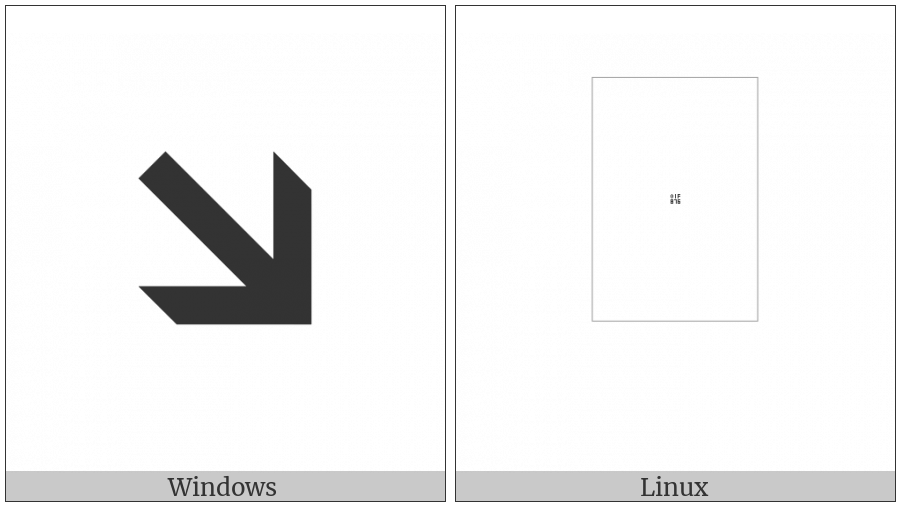 Wide-Headed South East Medium Barb Arrow on various operating systems