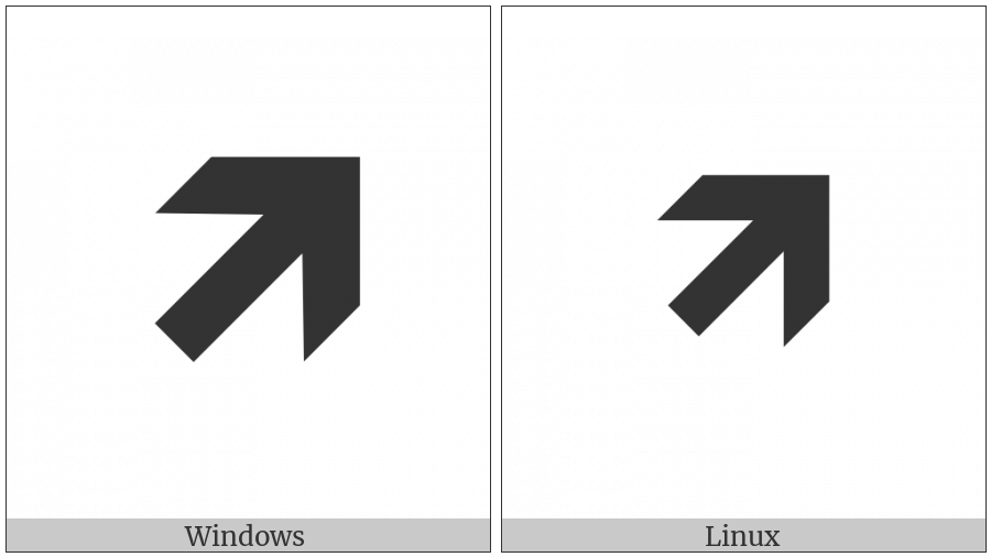 Wide-Headed North East Heavy Barb Arrow on various operating systems