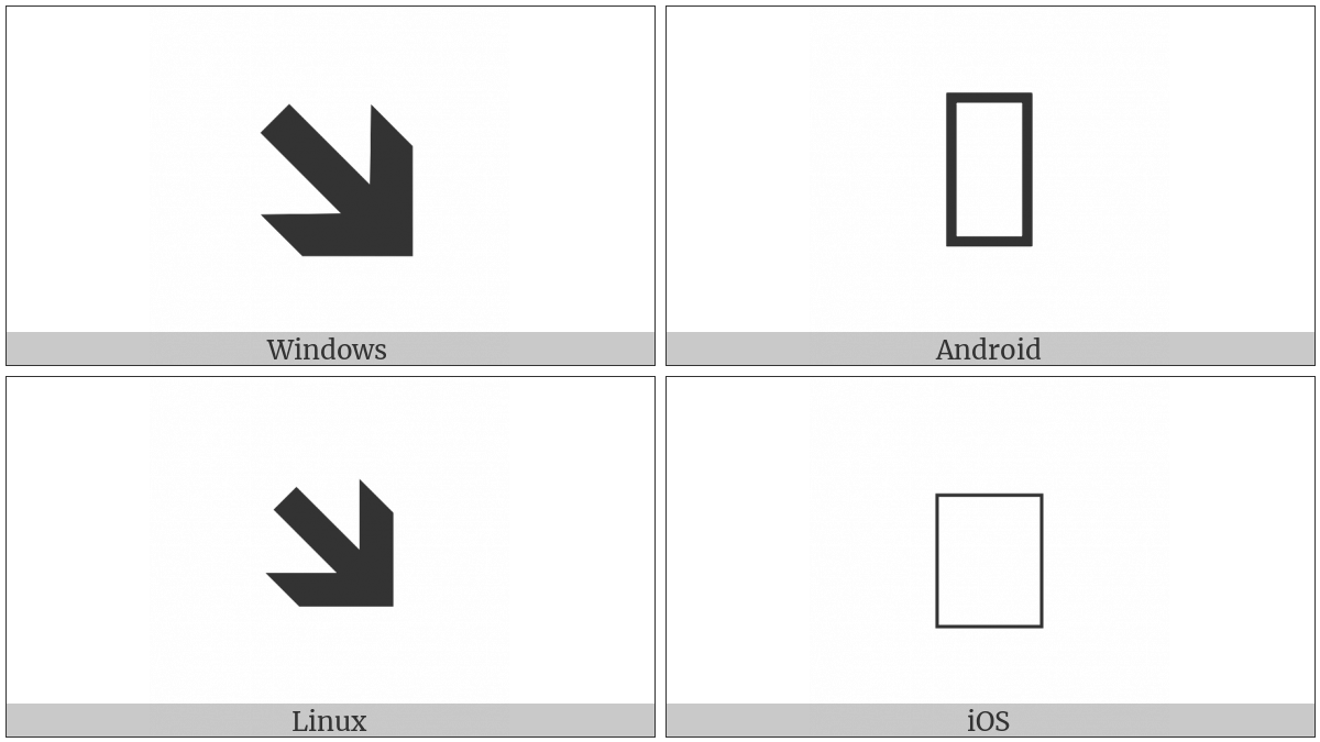 Wide-Headed South East Heavy Barb Arrow on various operating systems