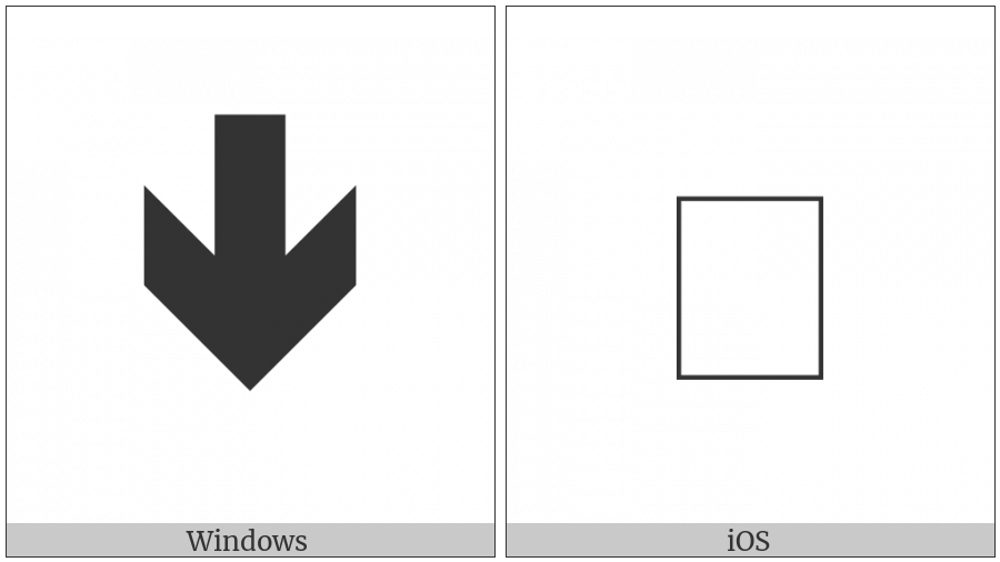 Wide-Headed Downwards Very Heavy Barb Arrow on various operating systems