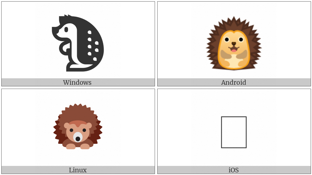 Hedgehog on various operating systems