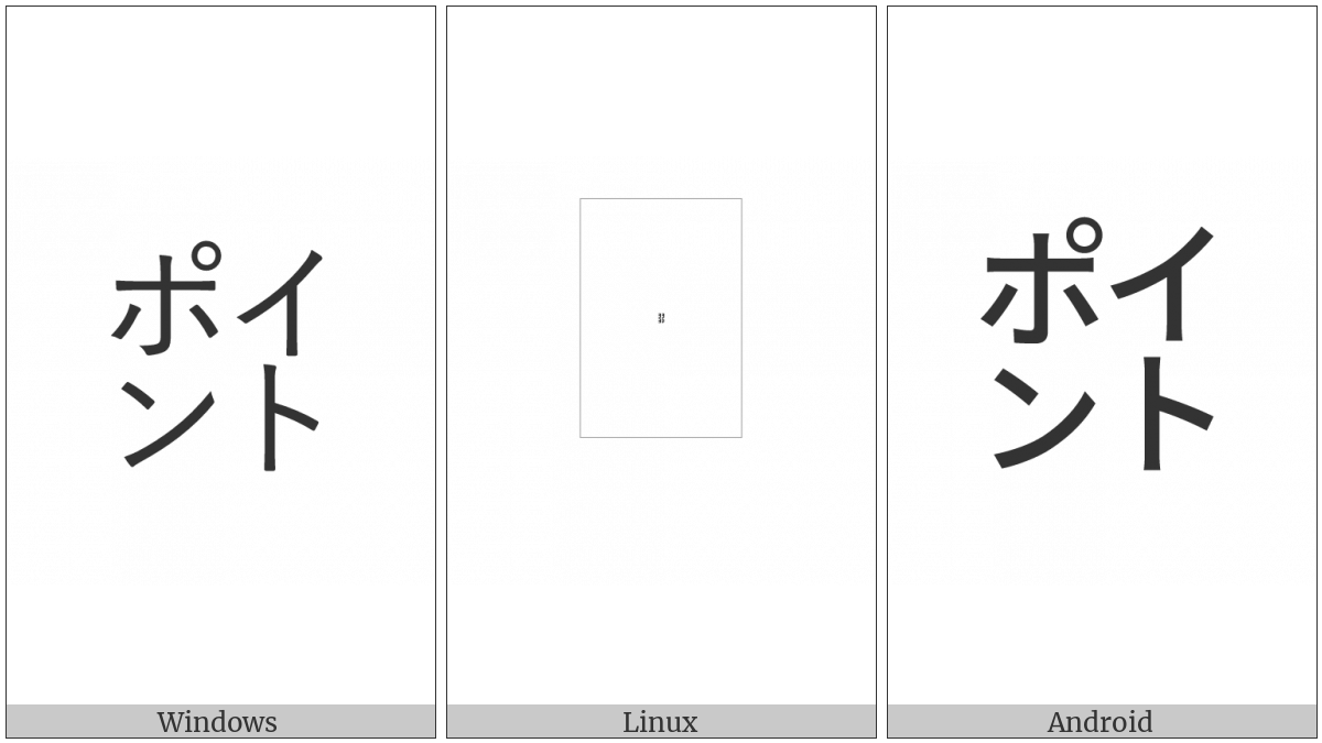 Square Pointo on various operating systems