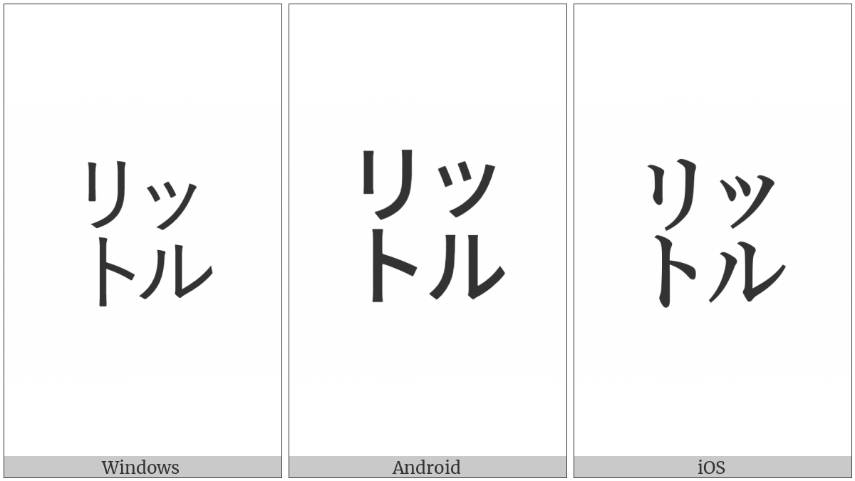 Square Rittoru on various operating systems