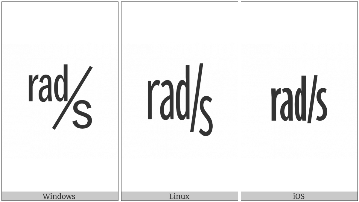 Square Rad Over S on various operating systems