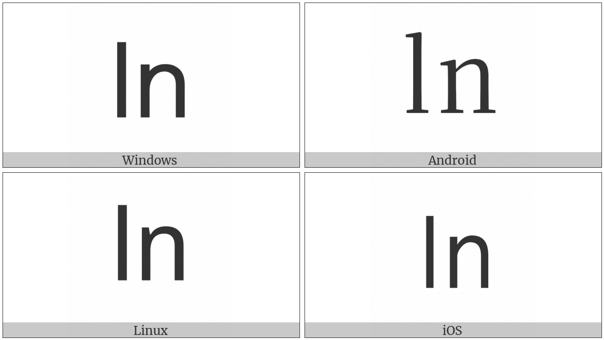 Square Ln on various operating systems