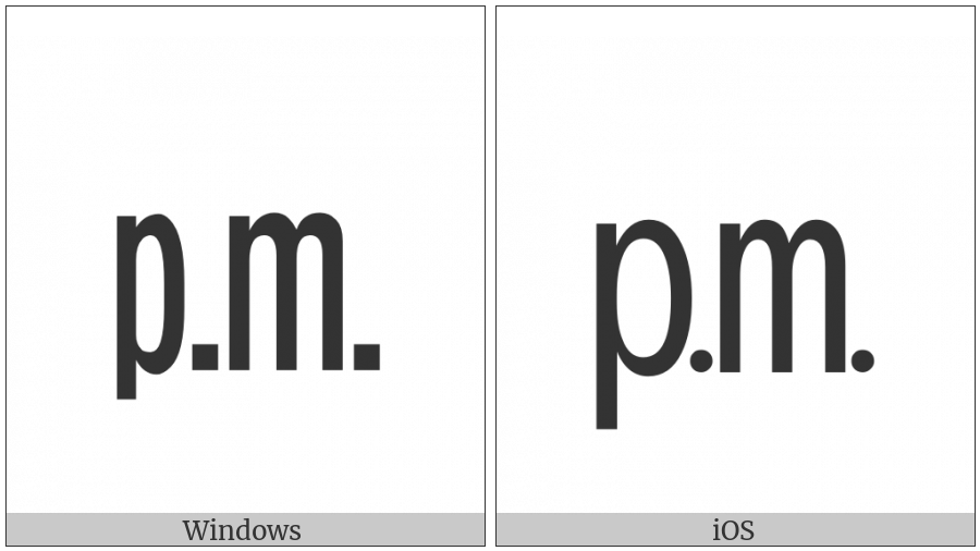 Square Pm on various operating systems