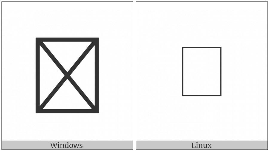 Cjk Compatibility Ideograph-2F838 on various operating systems