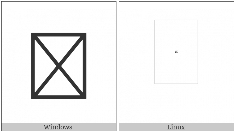 Cjk Compatibility Ideograph-2Fa10 on various operating systems