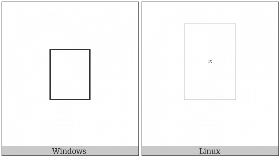 Cjk Compatibility Ideograph-2Fa15 on various operating systems