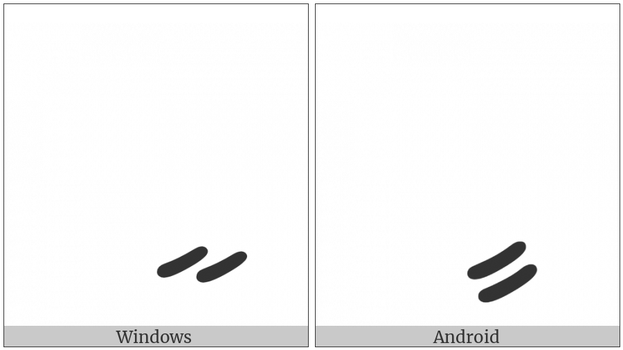 Thaana Eebeefili on various operating systems