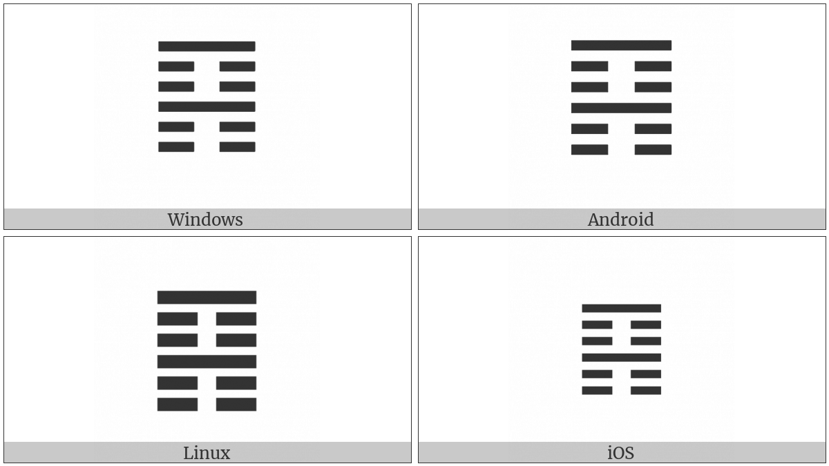 Hexagram For The Keeping Still Mountain on various operating systems