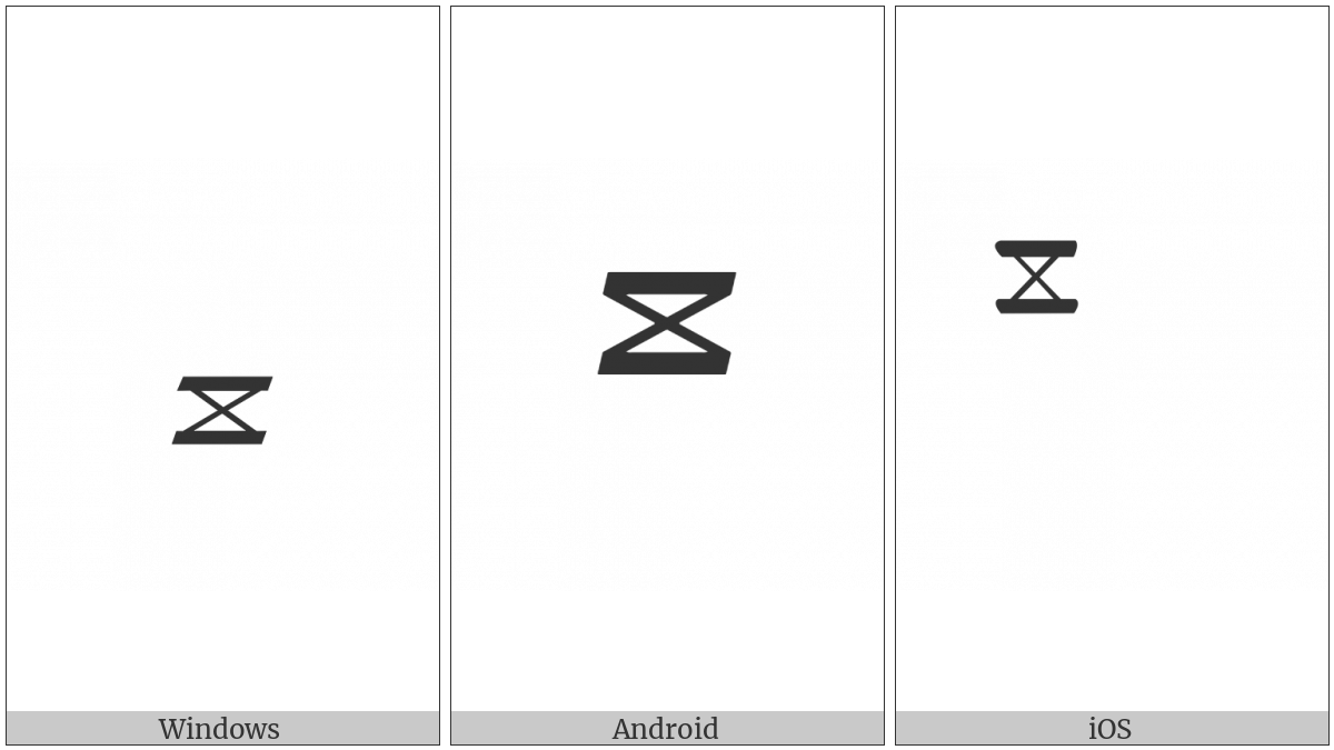 Tibetan Sign Lce Tsa Can on various operating systems