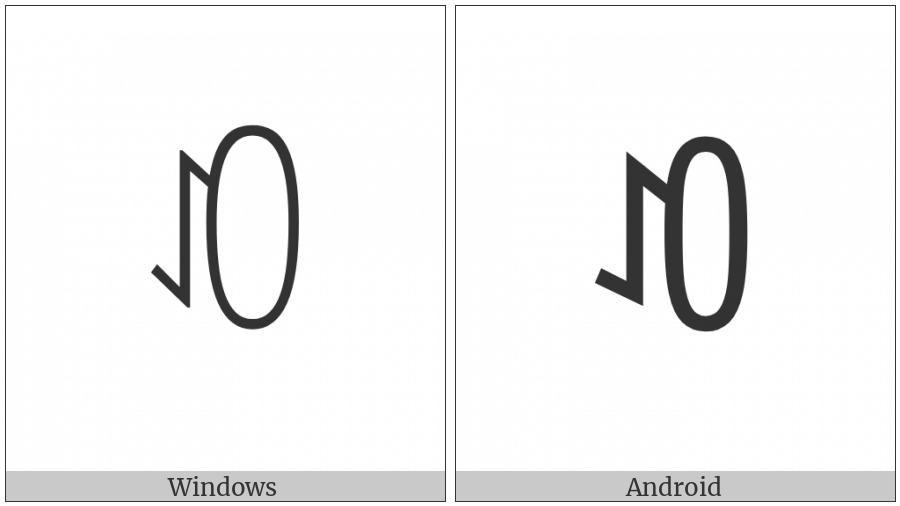 Yi Syllable Op on various operating systems