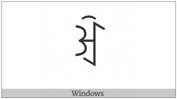 Yi Syllable Ex on various operating systems