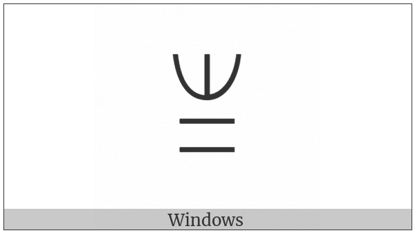 Yi Syllable Po on various operating systems