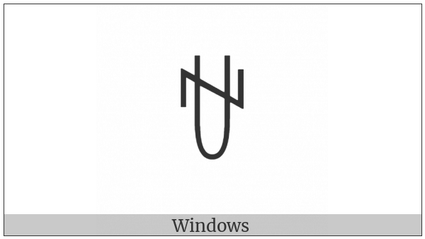 Yi Syllable Vot on various operating systems