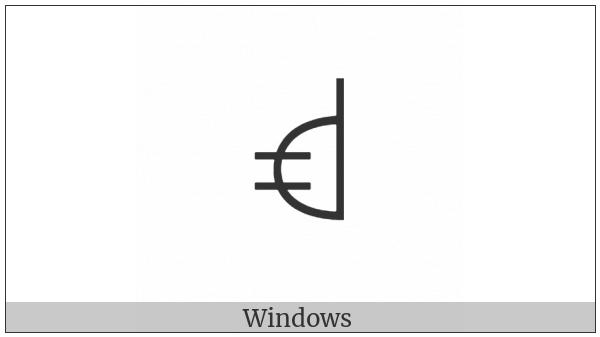 Yi Syllable Vur on various operating systems