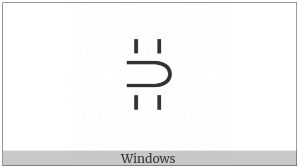 Yi Syllable Ta on various operating systems