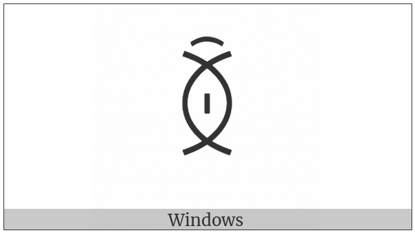 Yi Syllable Ddex on various operating systems