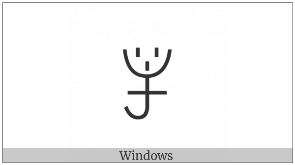 Yi Syllable Lot on various operating systems