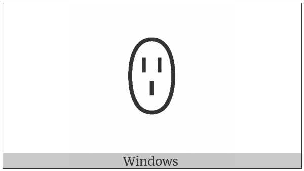 Yi Syllable Lut on various operating systems