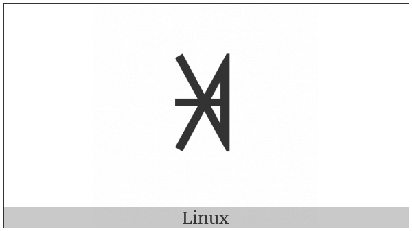 Yi Syllable Ka on various operating systems