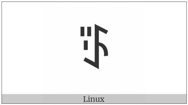 Yi Syllable Kuo on various operating systems