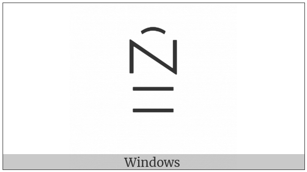 Yi Syllable Wax on various operating systems