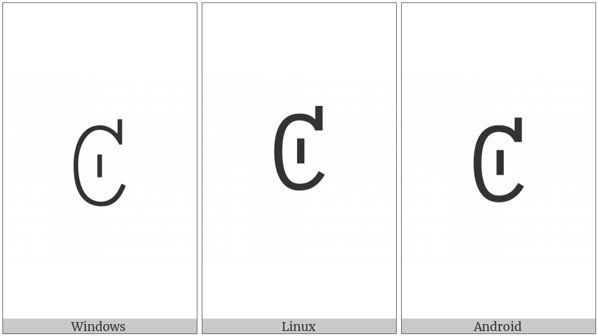 Yi Syllable Zip on various operating systems