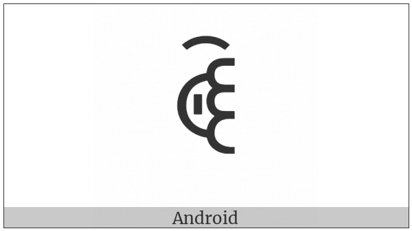 Yi Syllable Zax on various operating systems