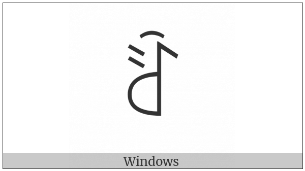 Yi Syllable Zzix on various operating systems