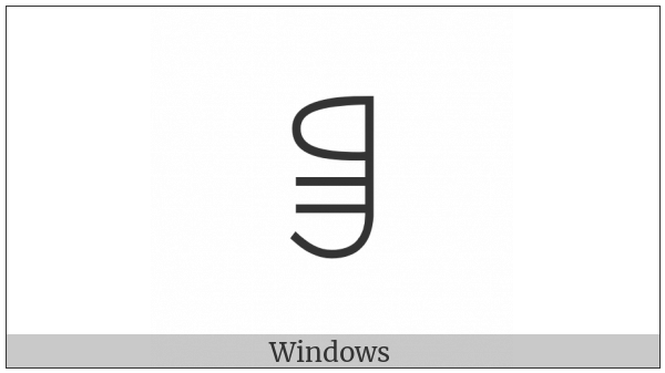 Yi Syllable Quot on various operating systems