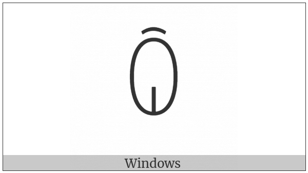 Yi Syllable Qux on various operating systems