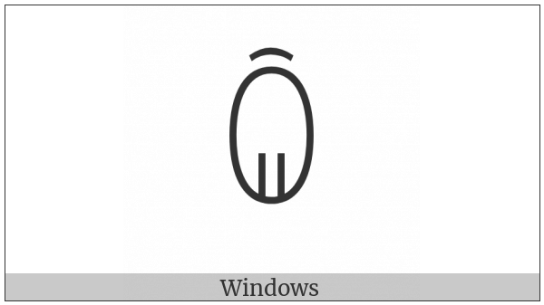 Yi Syllable Qurx on various operating systems