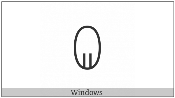 Yi Syllable Qur on various operating systems