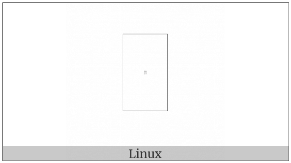 Yi Syllable Njie on various operating systems