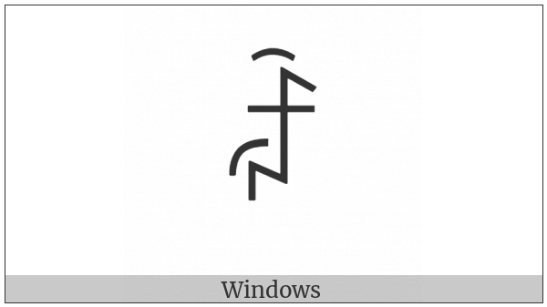 Yi Syllable Njurx on various operating systems