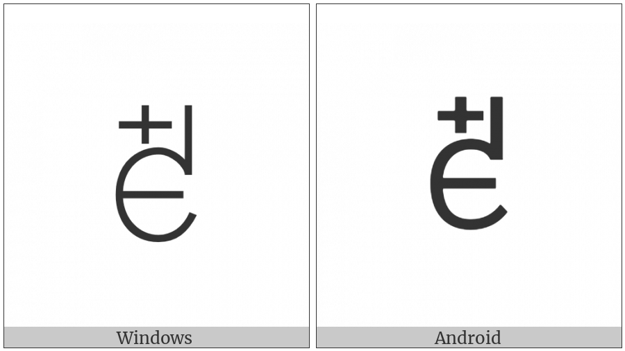 Yi Syllable Yuop on various operating systems