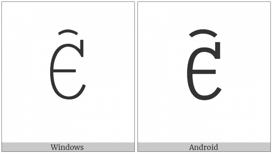 Yi Syllable Yox on various operating systems