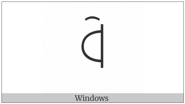 Yi Syllable Yyx on various operating systems