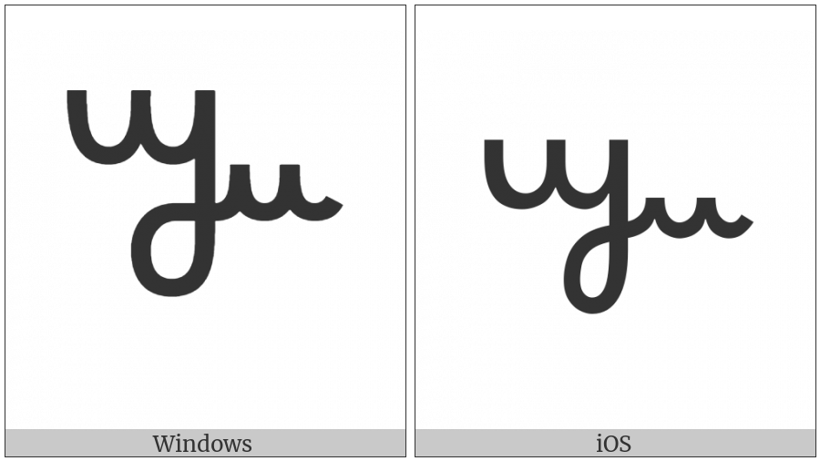 Vai Syllable Dhee on various operating systems