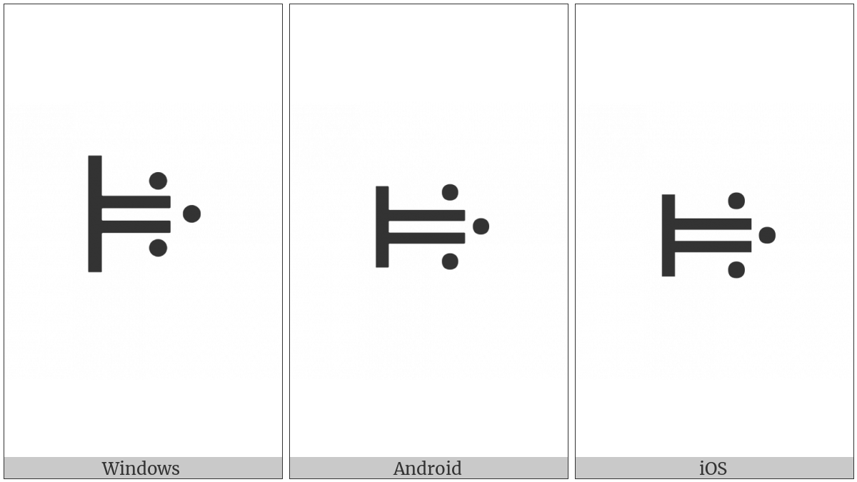 Vai Syllable Njee on various operating systems