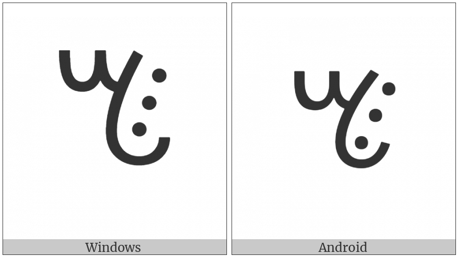 Vai Syllable Thi on various operating systems