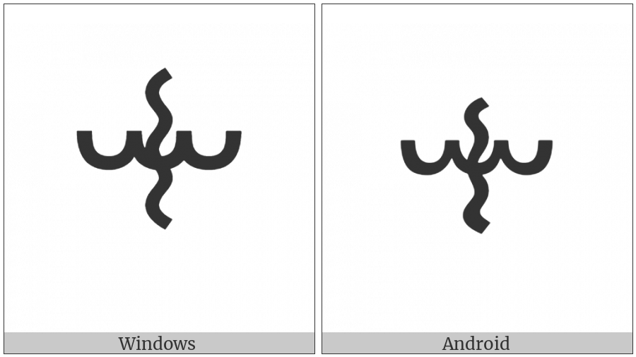 Vai Syllable Ndi on various operating systems