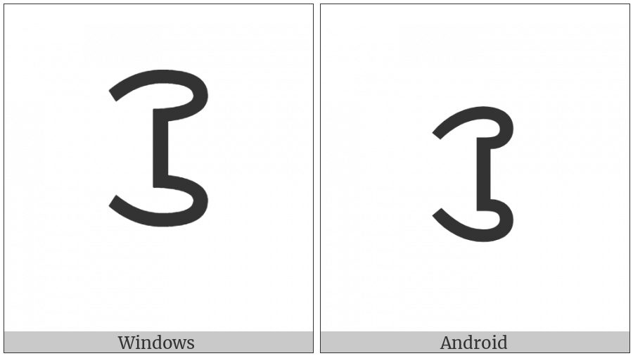 Vai Syllable Fa on various operating systems