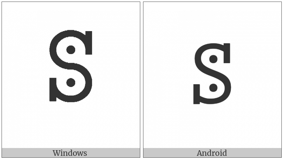 Vai Syllable Bhoo on various operating systems