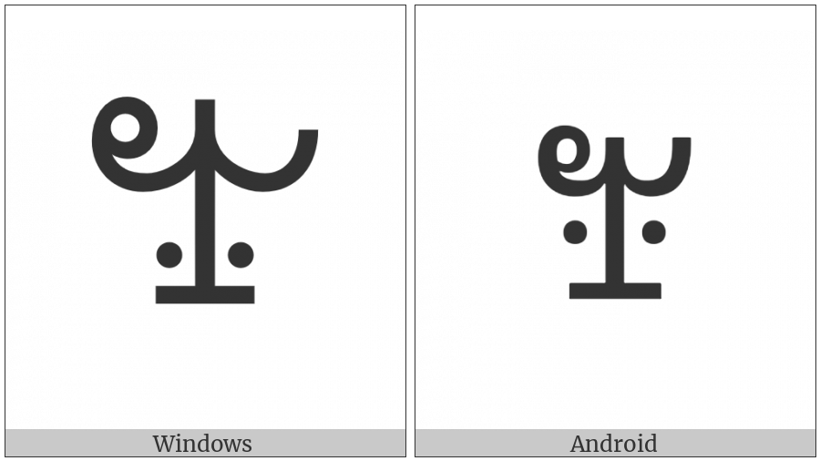 Vai Syllable Mgbu on various operating systems