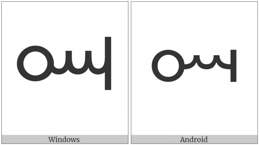 Vai Syllable En on various operating systems