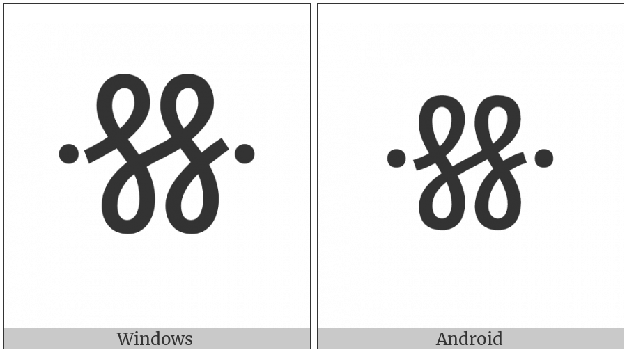 Vai Syllable Hen on various operating systems