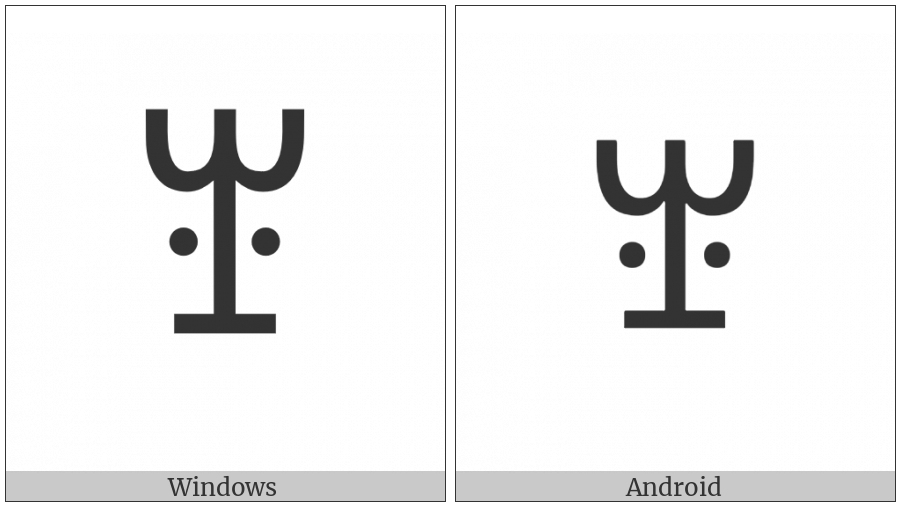 Vai Syllable Ngge on various operating systems